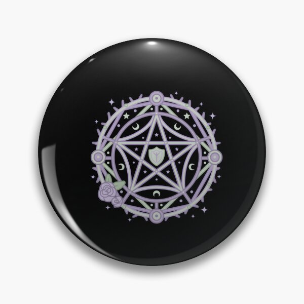 Item preview, Cute Sacred Protection Summoning Circle Kawaii Witch Magic designed and sold by RosioNajera.