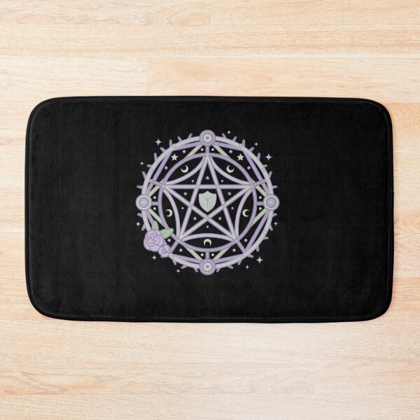 Item preview, Cute Sacred Protection Summoning Circle Kawaii Witch Magic designed and sold by RosioNajera.