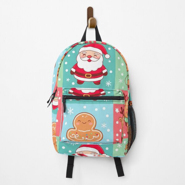 Item preview, Kawaii Christmas Pattern – Cute Santas, Reindeer, Gingerbread & Stockings designed and sold by skysshobu.