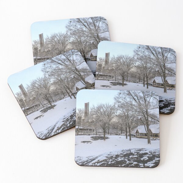 Item preview, A serene winter landscape in Central Park designed and sold by Southern Cross Lifestyle .