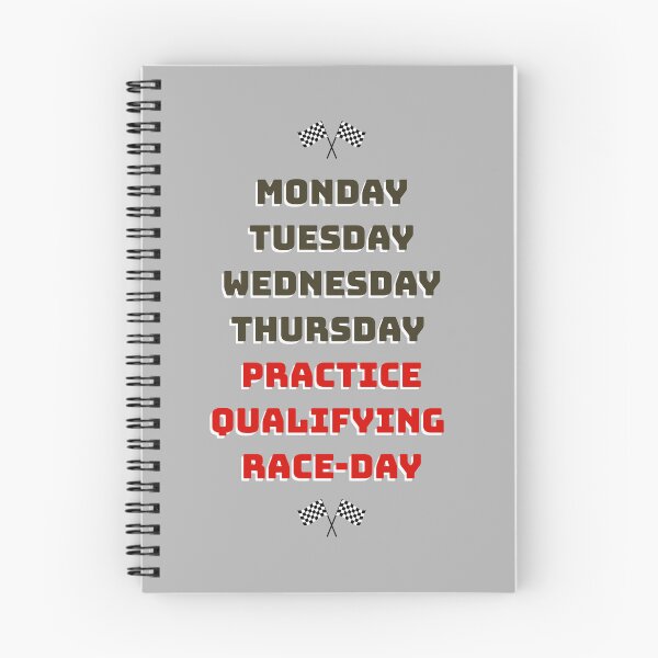 Item preview, Days of the race week designed and sold by ClanRaeDesign.