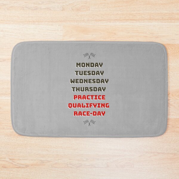 Item preview, Days of the race week designed and sold by ClanRaeDesign.