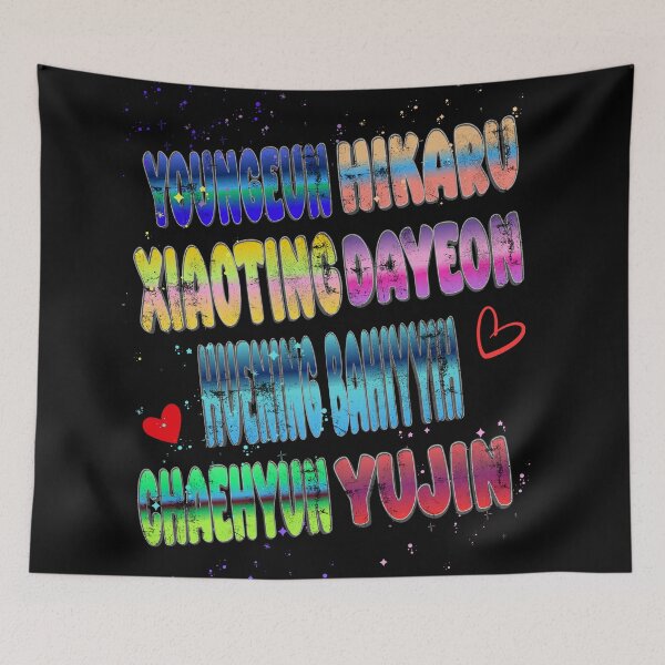 Item preview, Colorful Kep1er Name Art designed and sold by arorar.