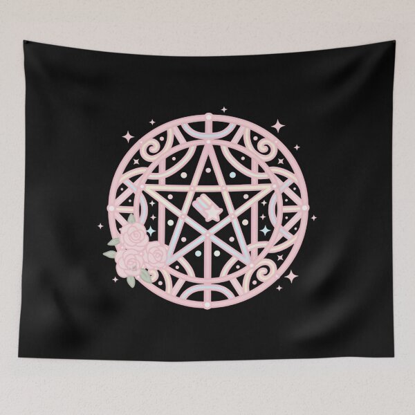 Item preview, Cute Playful Luck Summoning Circle Kawaii Witch designed and sold by RosioNajera.