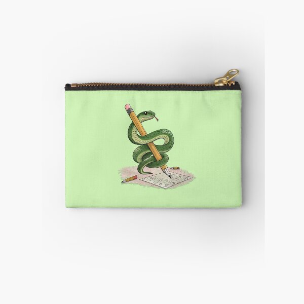 Item preview, Cartoon Snake Wrapped Around Pencil – Hand-Drawn Art Design designed and sold by Mahesh95singh.