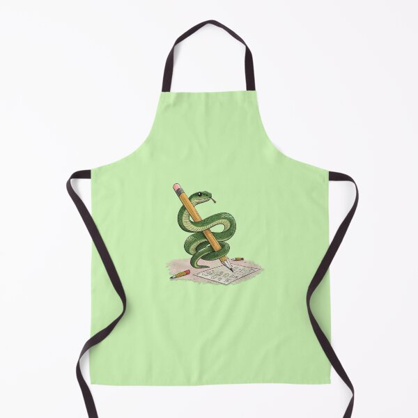 Item preview, Cartoon Snake Wrapped Around Pencil – Hand-Drawn Art Design designed and sold by Mahesh95singh.