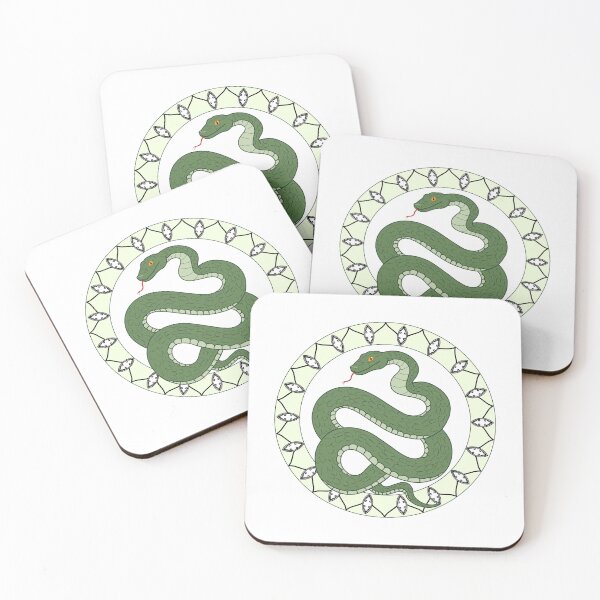 Item preview, Mandala Green Snake designed and sold by Clay Artista.