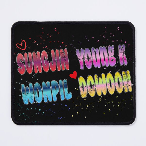 Item preview, DAY6 Member Names Rainbow Aesthetic K-Pop Design designed and sold by arorar.