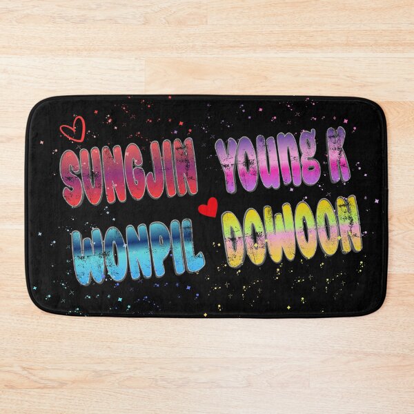 Item preview, DAY6 Member Names Rainbow Aesthetic K-Pop Design designed and sold by arorar.