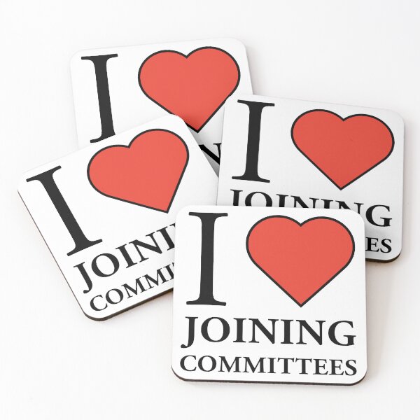 Item preview, I love joining committees  designed and sold by Rachel the Artist .