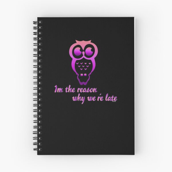 Item preview, Funny Tardy Owl designed and sold by TomGiantDesigns.