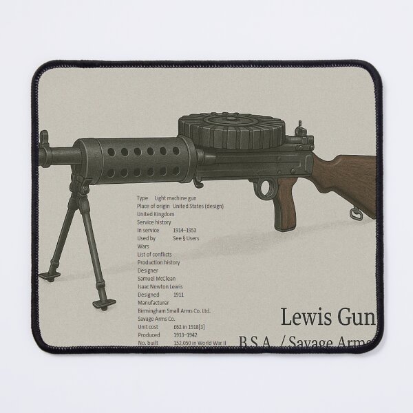 Item preview, Lewis 1914-1946 manufactured by B.S.A./Savage Arms.  From Wikipedia, the free encyclopedia designed and sold by Moggordon.