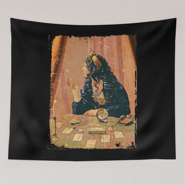 Item preview, Vintage Fortune Teller Mystic Table Scene designed and sold by PriscillaMarks.