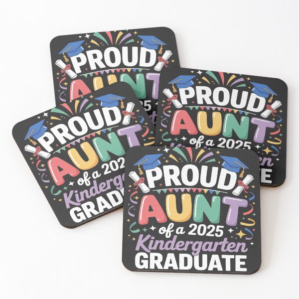 Item preview, Proud AUNT of a 2025 Kindergarten Graduate - Graduation designed and sold by AvagondaMind.