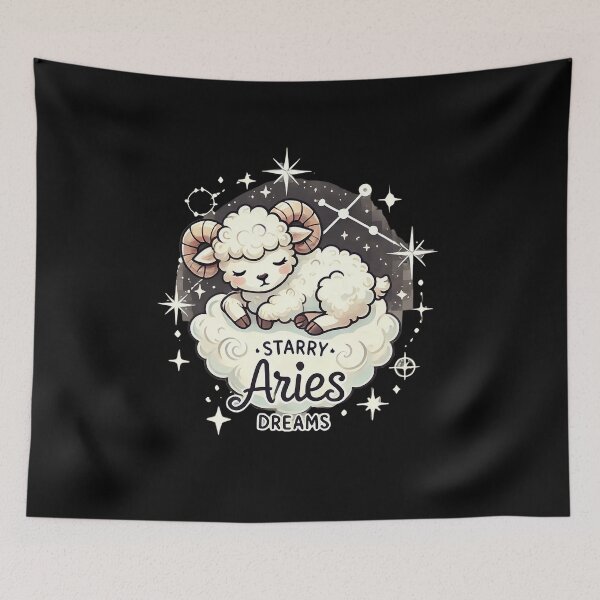 Item preview, Starry Aries Dreams | RPG Zodiac Class Constellation Fantasy Gamer Design | Cute Astrology Celestial  designed and sold by pixelpopplanet.