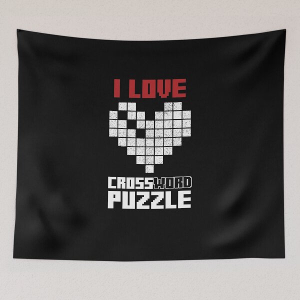 Item preview, I Love Crossword Puzzle designed and sold by TomGiantDesigns.