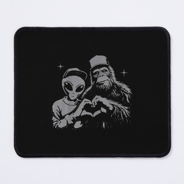 Item preview, Bigfoot  Alien Sasquatch Love Hand Sign designed and sold by SelmaBonnie.