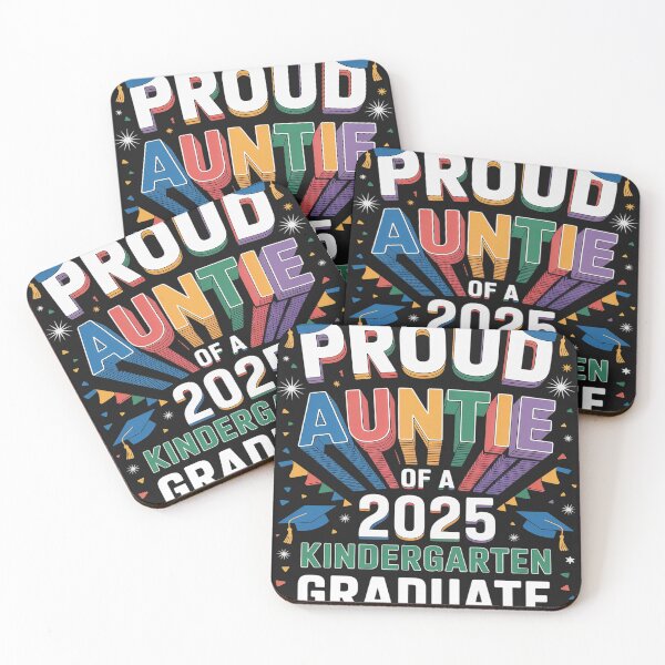 Item preview, Proud AUNTIE of a 2025 Kindergarten Graduate - Graduation designed and sold by AvagondaMind.