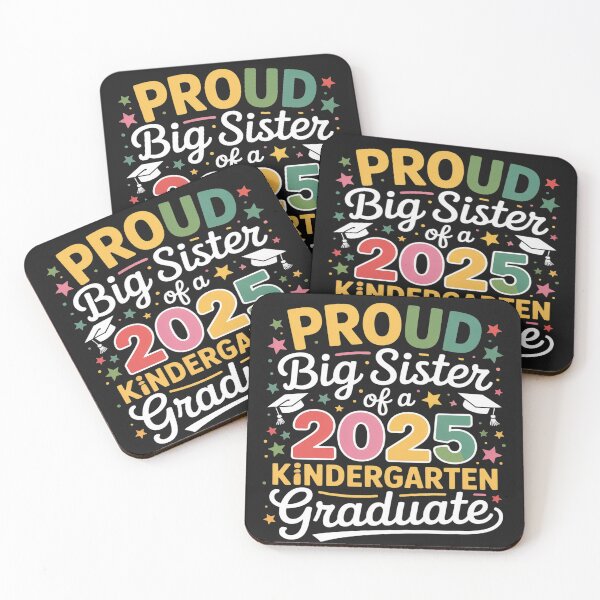 Item preview, Proud Big Sister Of A Class Of 2025 Kindergarten Graduate 3 designed and sold by AvagondaMind.