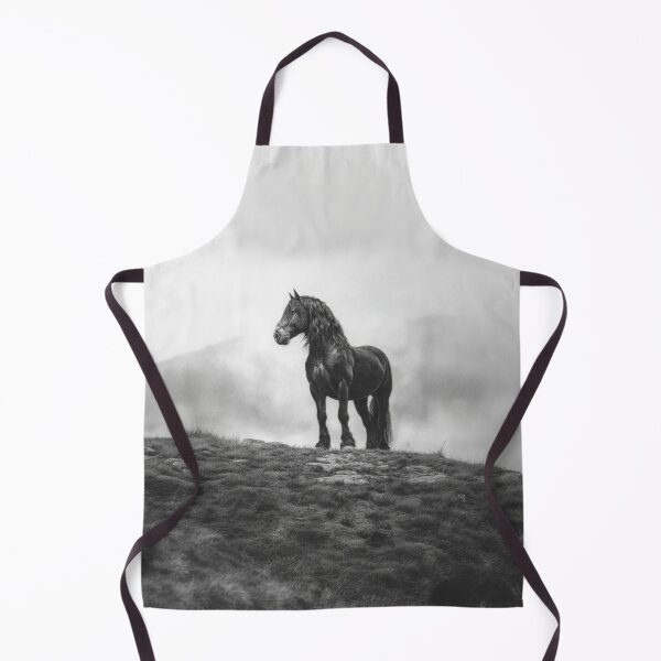 Item preview, A Percheron draft horse standing majestically on a hill Horses in Motion designed and sold by CDC40.