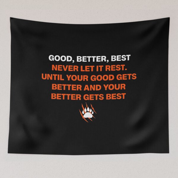Item preview, Good Better Best Chicago Bears  designed and sold by Miarsabhoul.