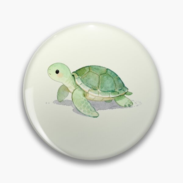 Item preview, minimalism green turtle designed and sold by RIliAn.