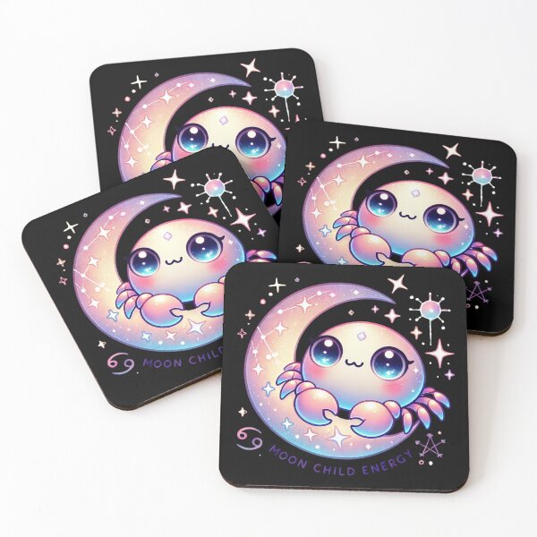 Item preview, Moon Child Energy | Cute Cancer Zodiac Sign RPG Magic Celestial Gamer Design | Water Elemental Fantasy designed and sold by pixelpopplanet.