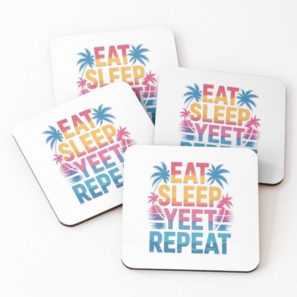 Item preview, Eat Sleep Yeet Repeat Vintage Yeet summer vibe Apparel designed and sold by orlodrake.