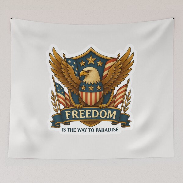 Item preview, 250 Anniversary of the USA - “Freedom Is the Way to Paradise.” designed and sold by Collins Design.