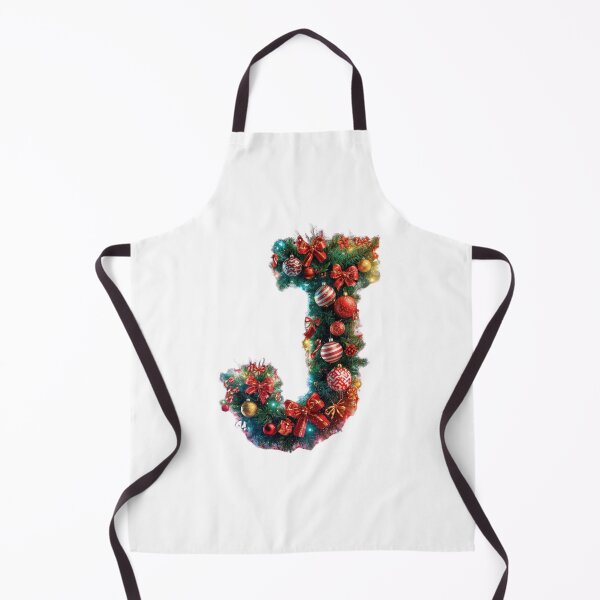 Item preview, Christmas Letter J Monogram – Holiday Alphabet Design designed and sold by Cultradesign.