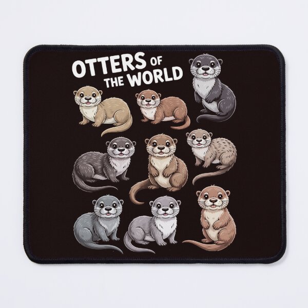 Item preview, Otter Sea Animals of the World Chibi Otter Lover Educational designed and sold by hettingerchaim.