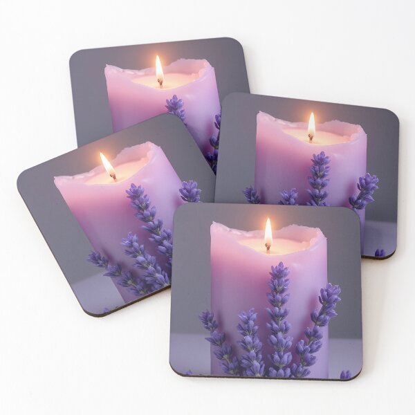 Item preview, Lavender scent and candlelight in purple designed and sold by Mianku | Für das Leben.