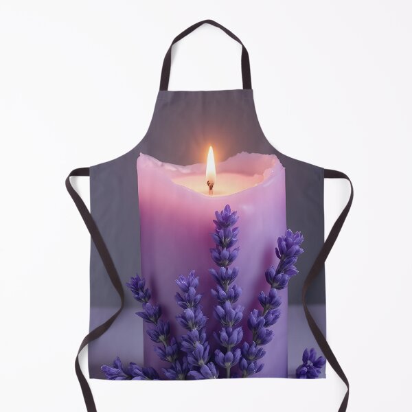Aperçu de l'œuvre Parfum de lavande et lumière des bougies en violet créée et vendue par Mianku | Für das Leben.