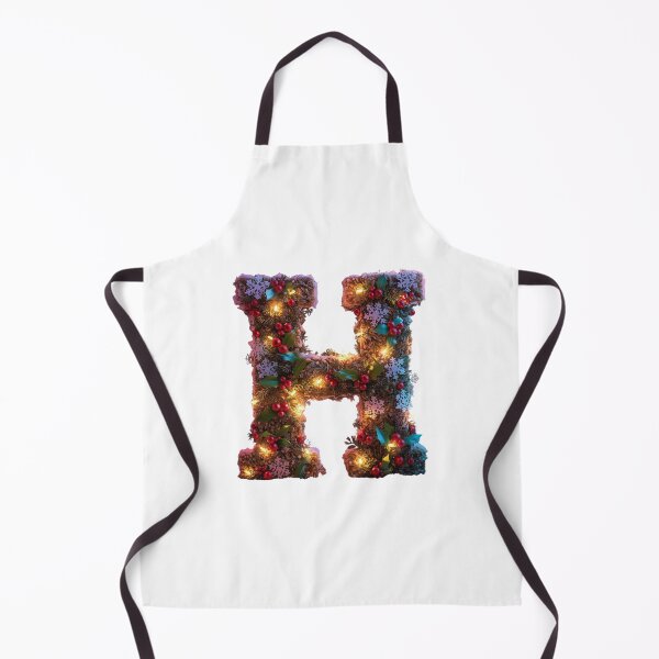 Item preview, Christmas Letter H Monogram – Holiday Decorative Alphabet designed and sold by Cultradesign.