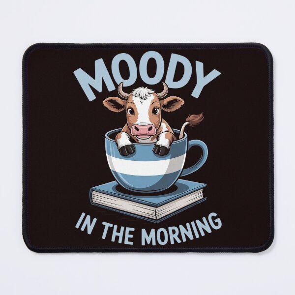 Item preview, Moody In The Morning Cow Lover Animal designed and sold by hettingerchaim.