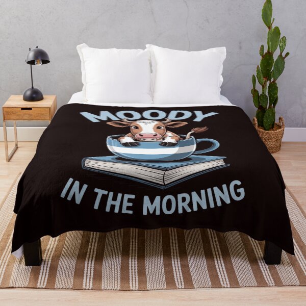 Item preview, Moody In The Morning Cow Lover Animal designed and sold by hettingerchaim.