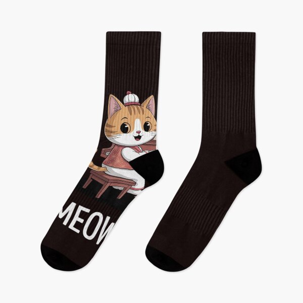 Aperçu de l'œuvre Meowzart Cat Pun Musique Classique Piano créée et vendue par hettingerchaim.