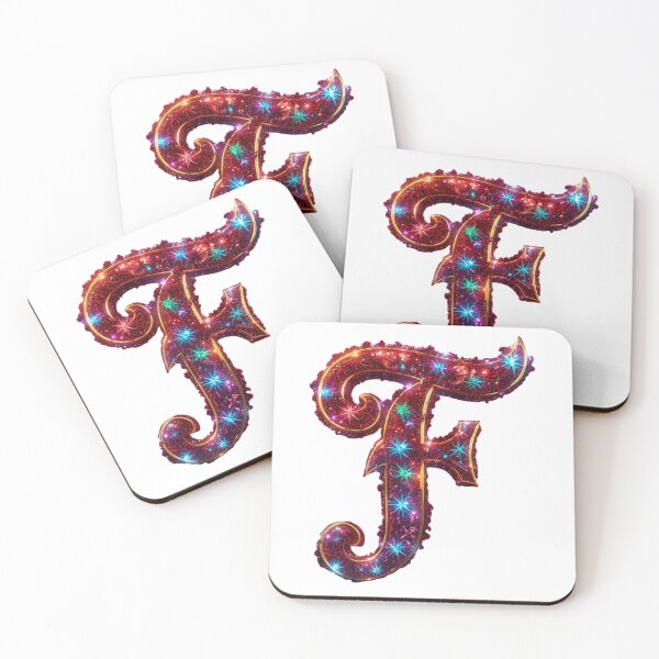 Item preview, Christmas Letter F Monogram – Holiday Alphabet Art designed and sold by Cultradesign.