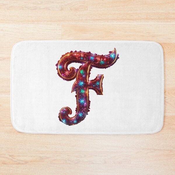 Item preview, Christmas Letter F Monogram – Holiday Alphabet Art designed and sold by Cultradesign.