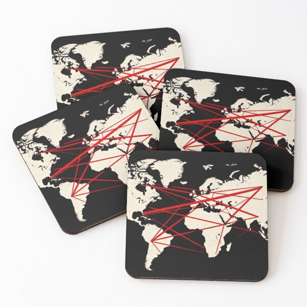 Item preview, Sonic Geography: World Conflict Map designed and sold by GeoWhimsy Studio.