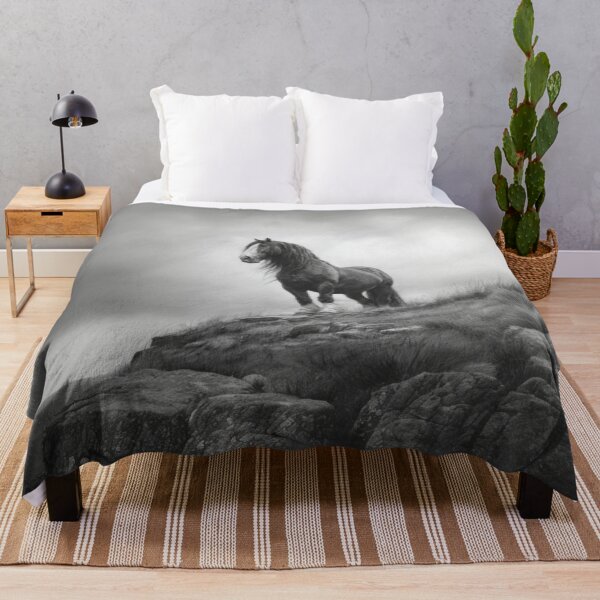 Item preview, A Percheron draft horse standing majestically on a hill Horses in Motion designed and sold by CDC40.
