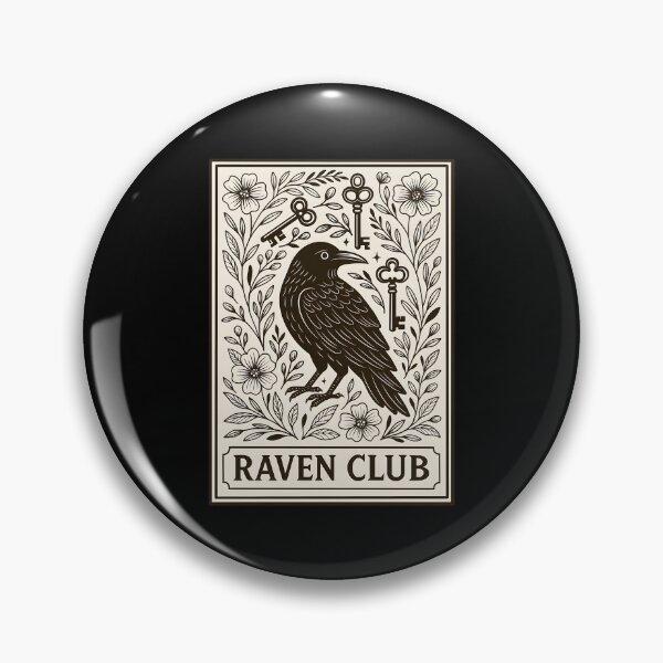 Item preview, aven Club Vintage Occult Bird Design designed and sold by PriscillaMarks.