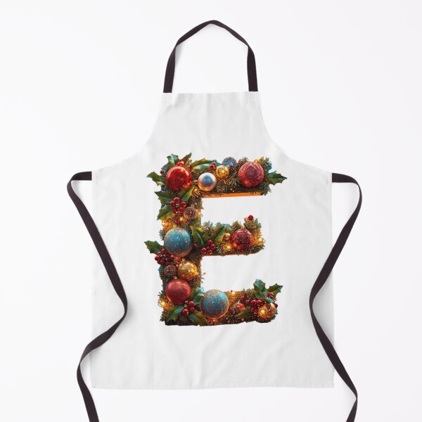 Item preview, Christmas Letter E Monogram – Festive Seasonal Lettering designed and sold by Cultradesign.