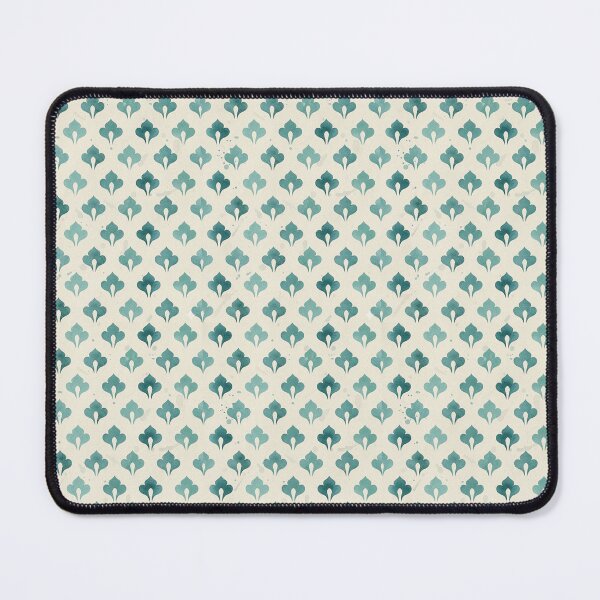 Item preview, Teal Watercolor Floral Motif Pattern designed and sold by MyStyleHub.