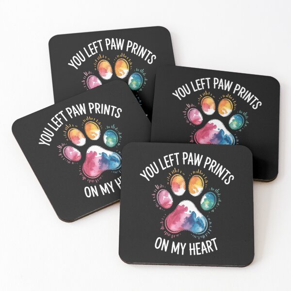 Item preview, Dog paw print pet footprint, you left paw print on my heart designed and sold by kakashinn.