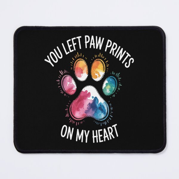 Item preview, Dog paw print pet footprint, you left paw print on my heart designed and sold by kakashinn.