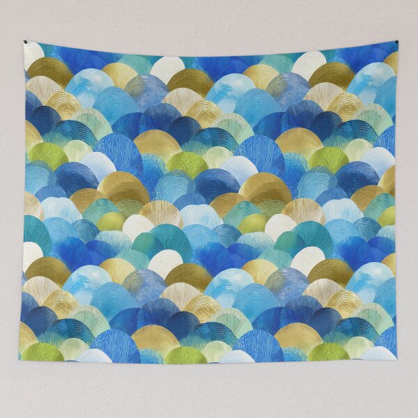 Item preview, Textured Multi-Colored Hatched Hills designed and sold by Piotrek0001.