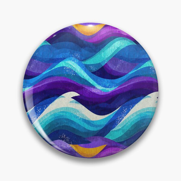 Item preview, Vibrant Cosmic Ocean Waves designed and sold by Piotrek0001.