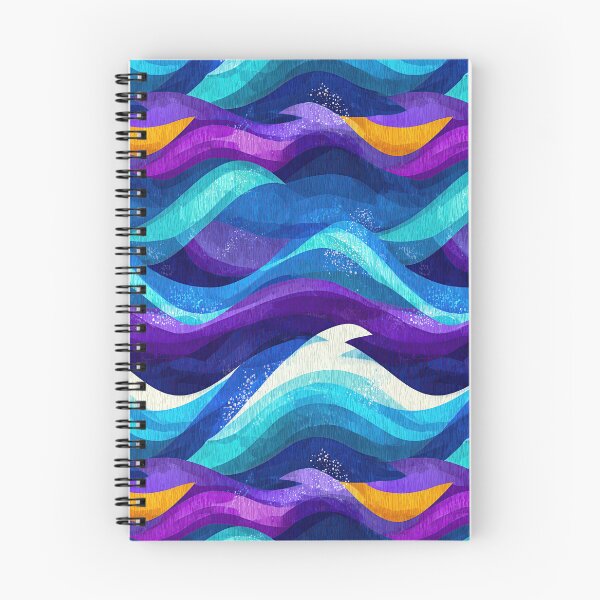 Item preview, Vibrant Cosmic Ocean Waves designed and sold by Piotrek0001.