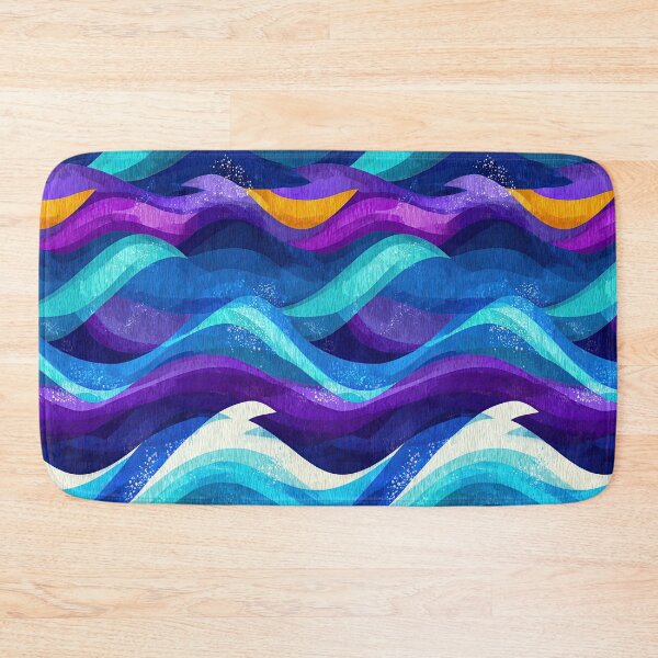 Item preview, Vibrant Cosmic Ocean Waves designed and sold by Piotrek0001.